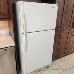 White Maytag Fridge w/ Top Load Freezer